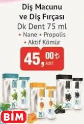 DK DENT DİŞ MACUNU VE DİŞ FIRÇASI DK DENT DİŞ MACUNU VE DİŞ FIRÇASI